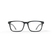 Walmart Men's Kelele Rectangular Prescription Eyeglasses with Case, Grey Tortoise