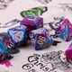 thumbnail image 3 of 28x Dados poliédricos acrílicos Dados de varios D4-D20 para juguete RPG de Hugo Dados poliédricos, 3 of 10