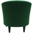 thumbnail image 5 of Fox Hill Trading Windsor 17.5" Traditional Fabric Club Chair in Emerald Green, 5 of 6