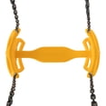 thumbnail image 3 of Jack and June Two Seater Yellow Glider Playset Swing with Plastisol-Coated Chains and Hardware for Installation Included, 3 of 19