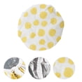 thumbnail image 3 of Ganga Única 1 Pc Gorro de Ducha Durable para Mujeres con Puntos para Baño, Vacaciones, Hotel, Viaje, Satén Amarillo EVA, 3 of 3