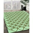 thumbnail image 2 of Ahgly Company Indoor Rectangle Patterned Olive Drab Green Area Rugs, 5' x 8', 2 of 6