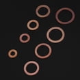 thumbnail image 2 of Peahefy 80pcs Solid Copper Sump Plug Assorted Washers Metal Kit Garage Engine Set with Box, Copper Washer Kit, Flat Ring Washers, 2 of 8
