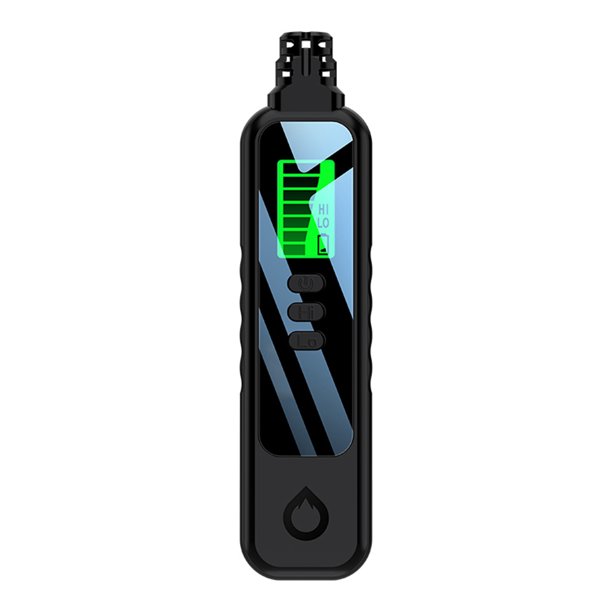 Probador de Monóxido de Carbono FLhrweasw Pantalla LCD Retroiluminada Detector de Fugas de Gas CO Negro