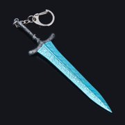 iirukaa Game ER Dark Moon Greatsword Keychain Weapon Keychain Pendant Ornament Game Props Accessories Merch Creative Lightweight