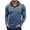 AB350 Dark Blue, variant on Tisuna Men Long Sleeve T-Shirts Breathable Hooded Drawstring Tops Men Solid Tee Shirts For Sport Workout Size L