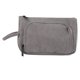 thumbnail image 1 of Bolsa de cosméticos de pana de gran capacidad, portátil, multifuncional, para mujeres y niñas, color gris, 1 of 14