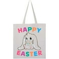 thumbnail image 3 of Inktastic Happy Easter Adorable Bunny Tote Bag, 3 of 4