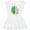 AA-White, variant on Inktastic Mental Health Awareness Green Sunflower Ribbon Girls Baby Dress