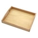 thumbnail image 2 of Bandeja de madera Montessori, bandeja de arena Montessori, juguetes, bandeja para servir de madera ligera y duradera Pequeño, 2 of 6