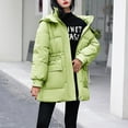 thumbnail image 5 of MuZeFu Winter Jacket Women Loose Winter Coat Women Warm Pocket Coat Long Jacket Winter Sleeve Down Parkas, 5 of 7