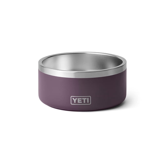 Tazón para Perros YETI Púrpura Nórdico de Acero Inoxidable Antideslizante 946 ml