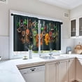 thumbnail image 3 of Kitchen Curtains Spices and Herbs Window Curtains and Valances Set 36 Inch, Artistic Cooking Short Tier Curtain for Kitchen, Colorful Small Kitchen Decor, 3 of 5