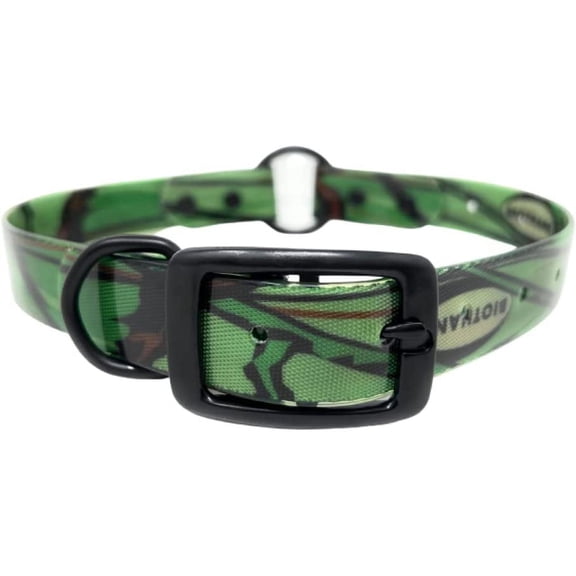 Regal Dog Products Hunting Waterproof Collar with Black Hardware Easy to Clean, Center Ring