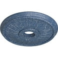 thumbnail image 3 of Ekena Millwork 20 1/8"OD x 3 7/8"ID x 1 7/8"P Berkshire Ceiling Medallion (Fits Canopies up to 6 3/8"), Hand-Painted Americana Crackle, 3 of 7