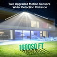thumbnail image 5 of SZRSTH Solar Outdoor Lights - 3000LM 188 LED Motion Sensor Lights Waterproof Solar Flood Security Lights for Backyard Yard Patio - 2 Pack, 5 of 7