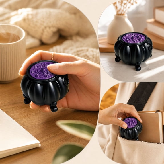 Halloween Witch Cauldron Toy, Halloween Decorations Indoor Outdoor Fall Home Party Decor Accents, Push Bubble Fidget for Kids, Adults, Party Gift