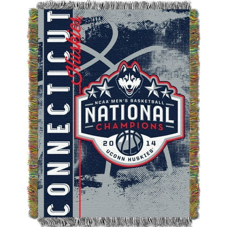 UCONN Huskies NCAA Basketball Champs 46x60 Woven Tapestry (Uconn Women's Basketball Best Player)