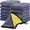 Yellow and Gray, variant on 12 Pcs Microfiber Towels for Cars, 800 GSM Plush Drying Cleaning Cloth Bulk, 16 x 16 Inch Thick Absorbent Wash Detailing Towels for Car Polishing, House, Kitchen Cleaning(Yellow and Gray)
