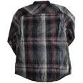 thumbnail image 2 of I.N.C Mens Plaid Button Up Shirt, Grey, Small, 2 of 2