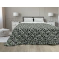 thumbnail image 1 of Pansy Down Alternative Comforter, Scattered Layout of Flourishing Cornflowers Botanical Spring Field, Microfiber Quilt for All Season, 5 Sizes, Pale Eggshell and Multicolor, by Ambesonne, 1 of 3