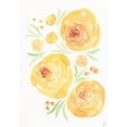 thumbnail image 2 of Lee, Judson 24x32 Gold Ornate Wood Framed with Double Matting Museum Art Print Titled - Yellow Roses II, 2 of 4