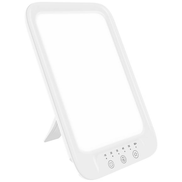 Sad Lamp 2800-6000K Simulated Sunlight Lamp 3 Color Temperature Happy Mood Lamp for Home Office Travel