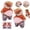 A, variant on 3D Shiba Inu Dog Belly Sticker Super Soft Silicone Anti Collision Sticker For Home Aesthetics Decorative Gift For Home Decoration