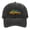 Washed Black, variant on Vintage Washed Cotton Baseball Dad Hat for Adults, Colorful Peacock Bass Fish Embroidered Adjustable Casual Outdoor Fishing Cap for Men Women