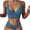 Blue, variant on Tbopshirt Bikinis for Women,Womens Bathing Suits,Fashion with Bra Pad,No Steel,Quick Drying,Single Wearing Floral Bikini Swimsuit,Women's Split Swimsuit Suit,Womens Swimsuits