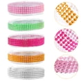 thumbnail image 3 of WORGEOUS 5 rollos de pegatinas de diamantes de imitación brillantes, cintas autoadhesivas de diamantes de imitación para taza de álbum de recortes, 3 of 9