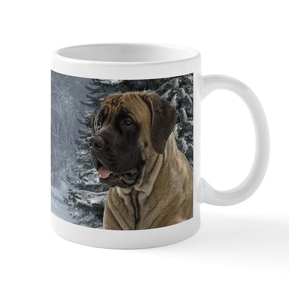 CafePress - English Mastiff Mug - 11 oz Ceramic Mug - Novelty Coffee Tea Cup