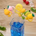 thumbnail image 5 of 18Pcs Pointes de Paille en Silicone Couvrent la Forme de Fruit Pointes de Paille de Boisson Couvercles Bouchons de Paille Réutilisables pour la Décoration, 5 of 5