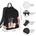 thumbnail image 3 of Naloa Baker Gnome Print Lightweight DayBackpack Suitable for school, work, shopping, travel, etc., 3 of 5
