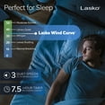 thumbnail image 6 of Lasko 42" Wind Curve Tower Fan with Nighttime Setting, Timer and Remote, Gray/Brown, T42954, 6 of 12