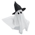 thumbnail image 4 of Cute Glowing Ghost Halloween Figurine – Black Outdoor and Indoor Decor with Glow-in-the-Dark Effect for Garden and Porch, 4 of 8