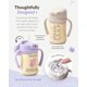 thumbnail image 4 of Vaso Entrenador MOYUUM 180 ml Antiderrame con Popote Amarillo, 4 of 7