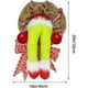 thumbnail image 3 of Corona festiva de lino de Papá Noel para decoración navideña, 3 of 7