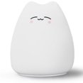 thumbnail image 1 of Led Night Lamp Touch Sensor Cat Silicone Animal Light Colorful Child Holiday Gift Sleepping Creative Bedroom Desktop Decor Lamp, 1 of 2