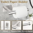 thumbnail image 4 of Juego de accesorios de baño Vanloory de acero inoxidable, 5 piezas, 4 of 8