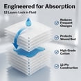thumbnail image 3 of McKesson Gauze Sponges First Aid Supplies, Woven Wound Care Pad - 3 in x 3 in, 40 per Pack, 30 Packs, 1200 Total, 3 of 9