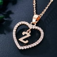 thumbnail image 1 of Collar para mujer, joyería para mujer, joyería de moda para mujer, regalo para mujer, cadena con colgante de 26 letras en inglés, collar con alfabeto, 1 of 2