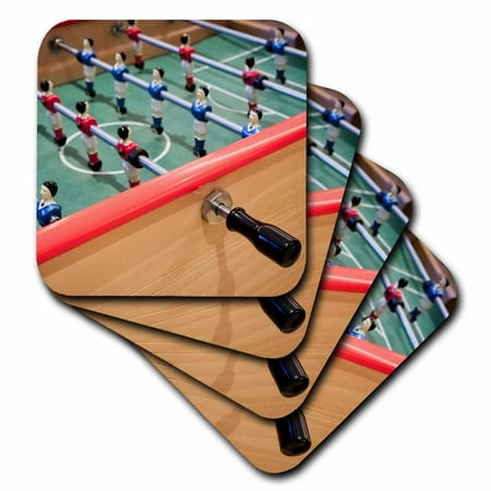 

Foosball game. set of 4 Coasters - Soft cst-344977-1