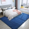 thumbnail image 6 of Noahas Soft Fluffy Area Rug for Living Room Bedroom Shaggy Accent Carpets for Kids Girls Rooms,5'x8',Indigo, 6 of 7