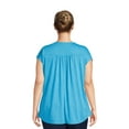 thumbnail image 4 of Real Size Women's Crochet Bib Tunic Top, Women's and Women's Plus XS-4X, 4 of 5