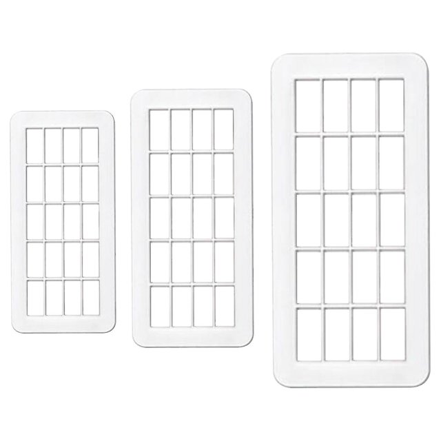 Plantillas, figuras geométricas, molde para cortar tartas, cortador de tartas multifuncional, decoración de tartas