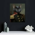 thumbnail image 4 of Canvas Prints Wall Art Cat Bombay Loyal Pet Portrait Art Painting Animal Prints Home Decor Vintage Renaissance Cat Portrait Canvas Art Gift for Cat Lovers  Major-General, 4 of 4