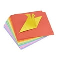 thumbnail image 1 of Shisuyan 100pcs 15*15cm Double Sided Origami Paper in 10 Assorted Colours (Random Color), 1 of 6