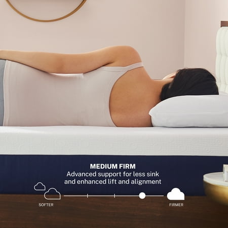 Sleep Innovations - Shiloh 12-Inch Memory Foam Full Mattress - White