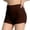 Coffee, variant on High Waist Yoga Shorts Solid Pleated Hip-Enhancing Fitness Pants With High Waist For Toning The Buttocks And Doing Pilates Exercises Cycling And Spin Class